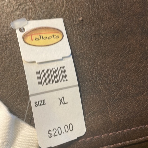 talbots white 100% cotton t-shirt, size XL - Picture 4 of 4